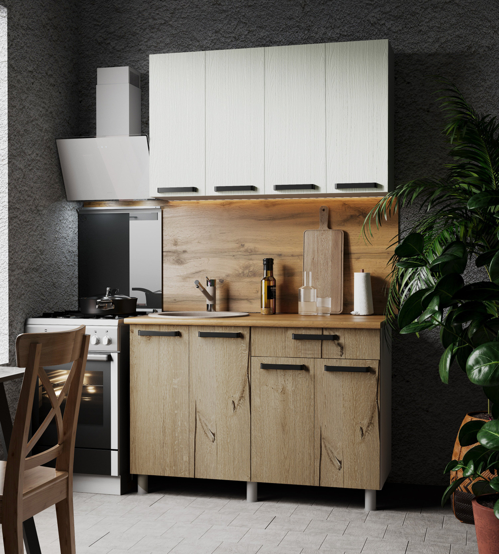 Кухня БЕРН готовое решение 1,2м