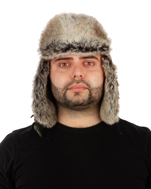 Шапка-ушанка Буран (алова, зеленая кора) Новатекс