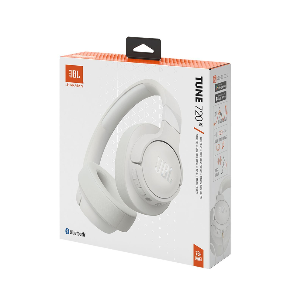 Беспроводные наушники JBL Tune 720BT, белый