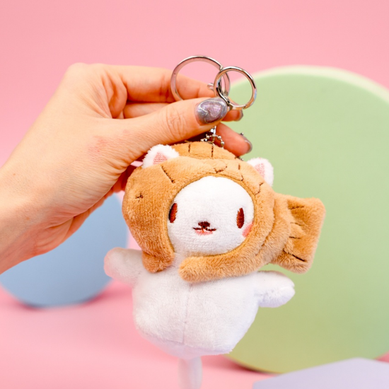 Мягкий брелок Рыбка-кот, 12см