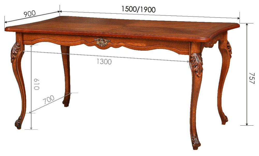 Стол обеденный «Алези» П1.350.4.08 (П353.08)