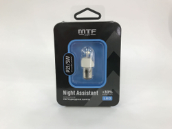 Светодиодная лампа для ДХО P21/5W MTF Light Night Assistant NP21/5WW
