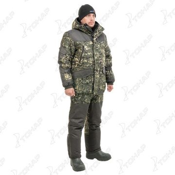 Костюм зимний ГОРКА полукомбинезон, алова/хаки р.60/182 Helios