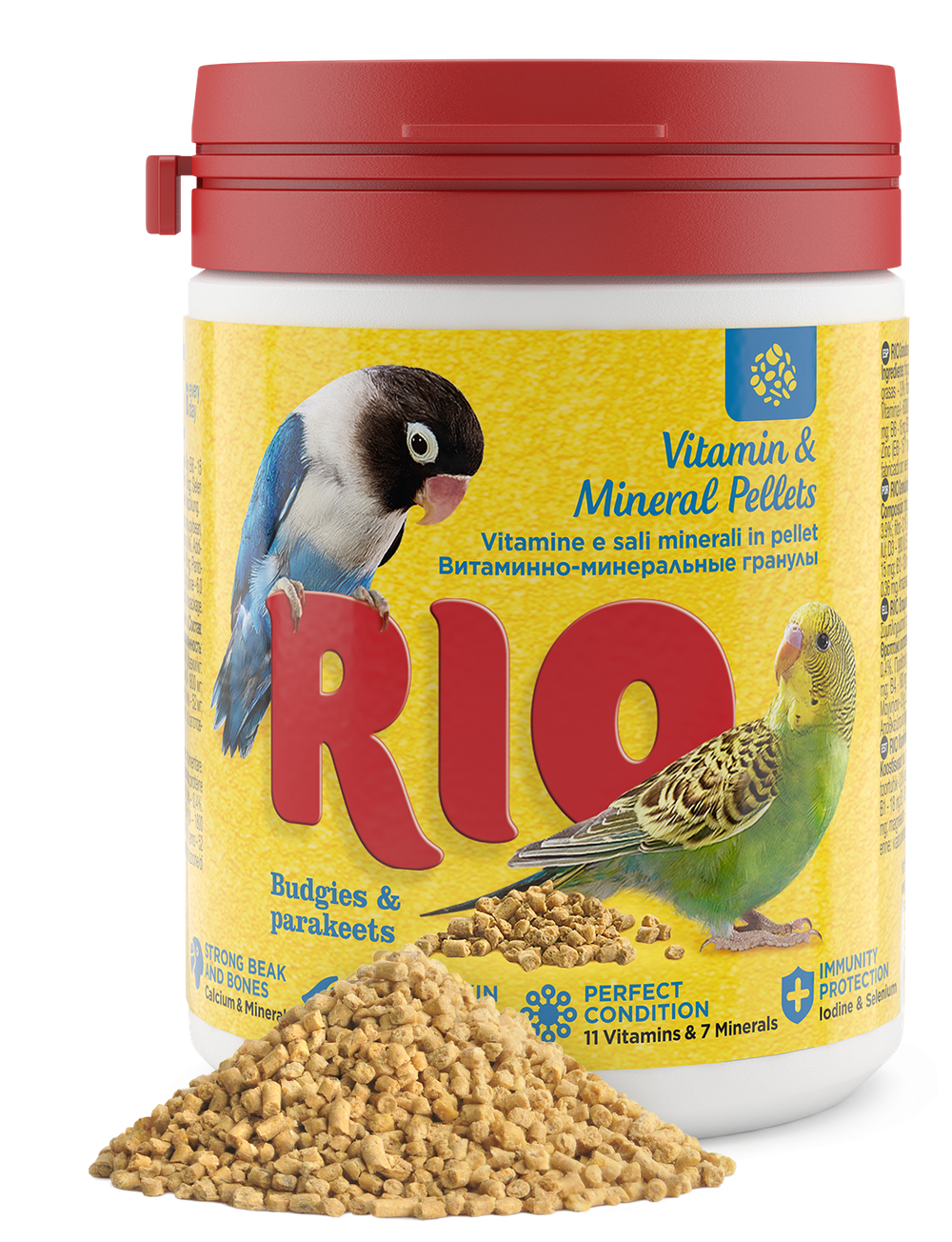 RIO (Рио) Витаминно-минеральные гранулы для волнистых и средних попугаев