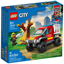 Конструктор Lego City 60393 Спасательная пожарная машина 4x4