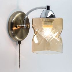 Citilux Плутон CL170312 Бра с выключателем Бронза Хром