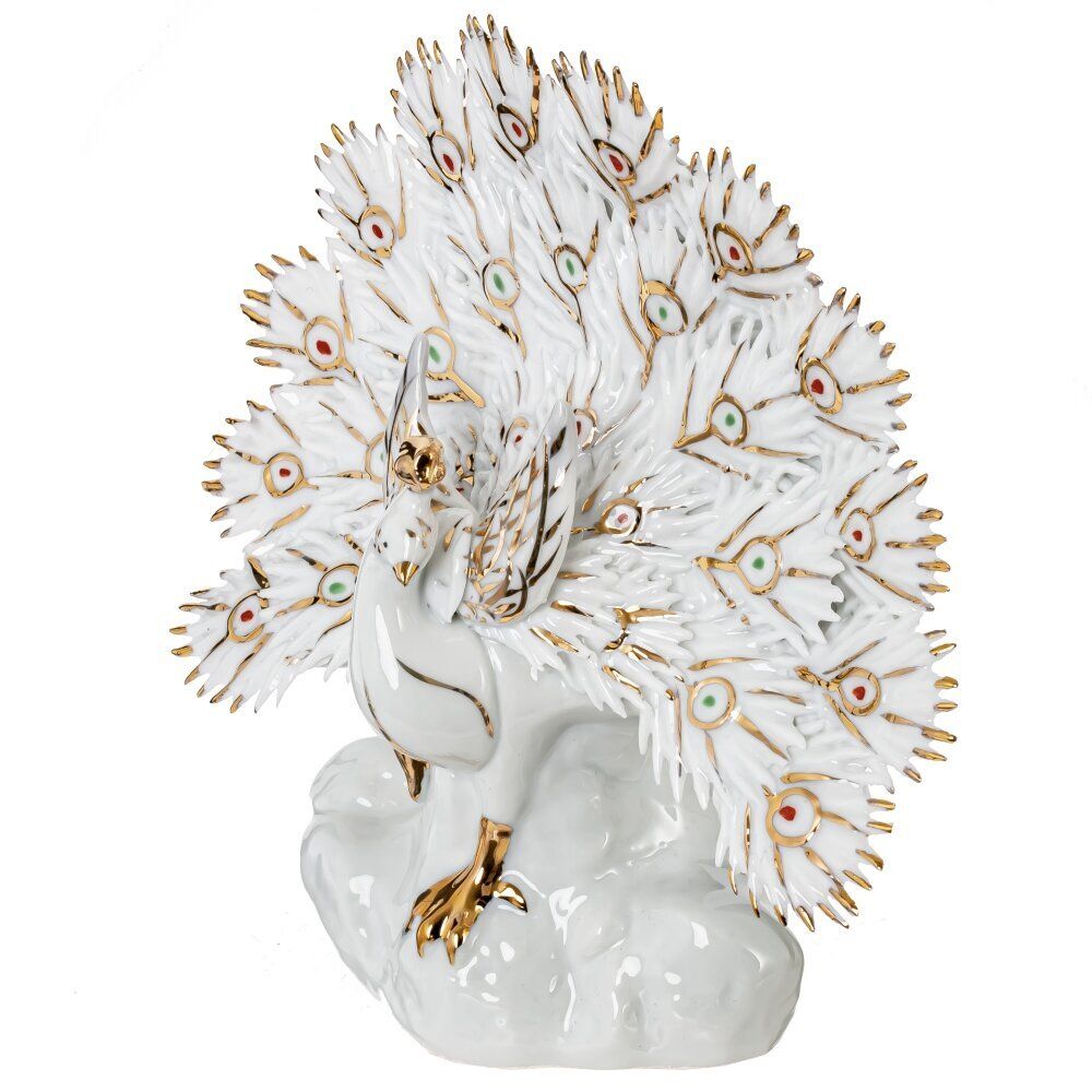 GAEM Фигурка декоративная "Павлин", L14,5 W6 H8,5 см