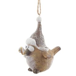 GAEM Фигурка декоративная подвесная "Птичка", L6 W7 H6 см, 2в.