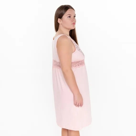 Ночная сорочка женская, цвет розовый, размер 52