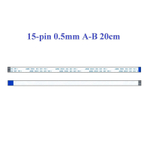 Шлейф 15 pin, 20 см, шаг 0.5 мм FFC, обратный Б