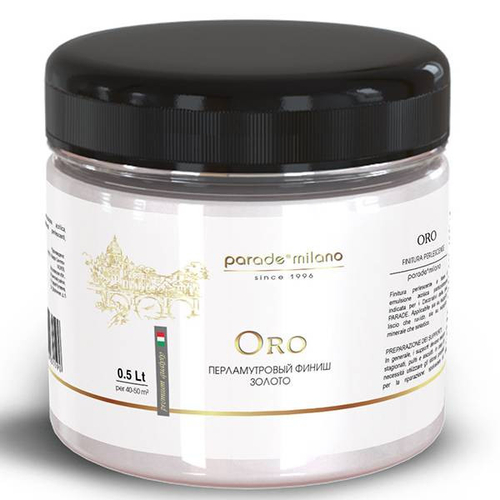 Покрытие декоративное перламутровое Parade Oro золото 0,5 л