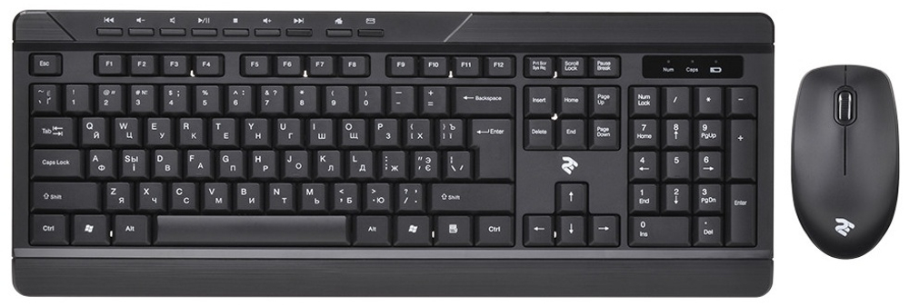 КЛАВИАТУРА+МЫШЬ 2E MK410MWB WIRELESS, 1AAA/1AAA,  BLACK USB