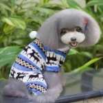 Комбинезон зимний для мелких и средних пород собак «МОДНЫЙ БРО», цвет голубой, р М