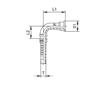Фитинг DN 20 SFL 1 44.5 (90) Interlock