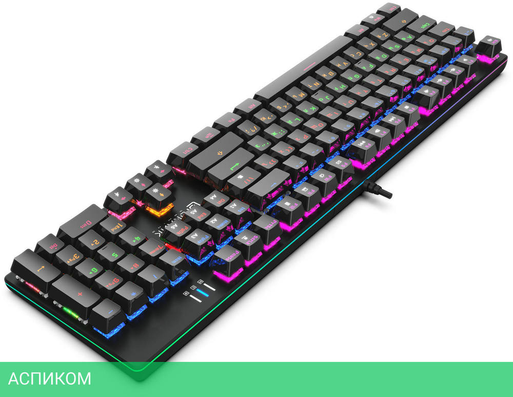 Клавиатура Oklick 990G2 черный (1875240)