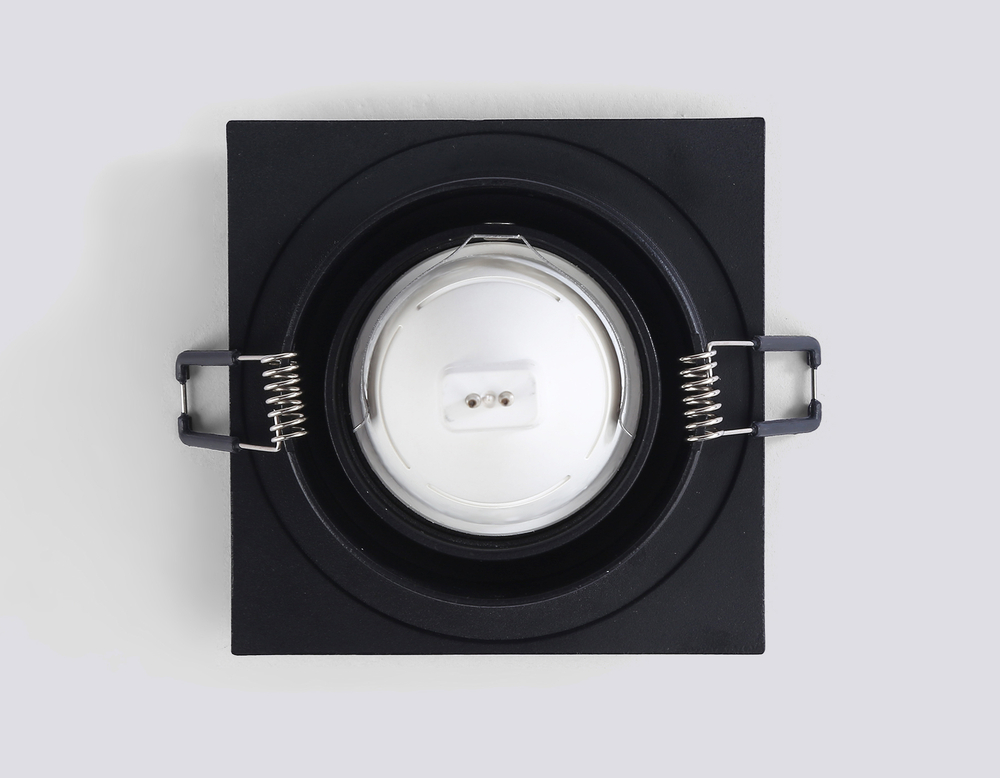 Светильник встраиваемый TN102729 BK черный GU5.3 92*92*23