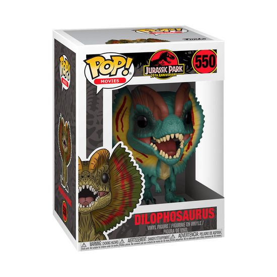 Фигурка Funko POP! Movies Jurassic Park Dilophosaurus (550) 26736 / Фигурка Фанко ПОП! по мотивам фильма «Парк Юрского Периода», Дилофозавр
