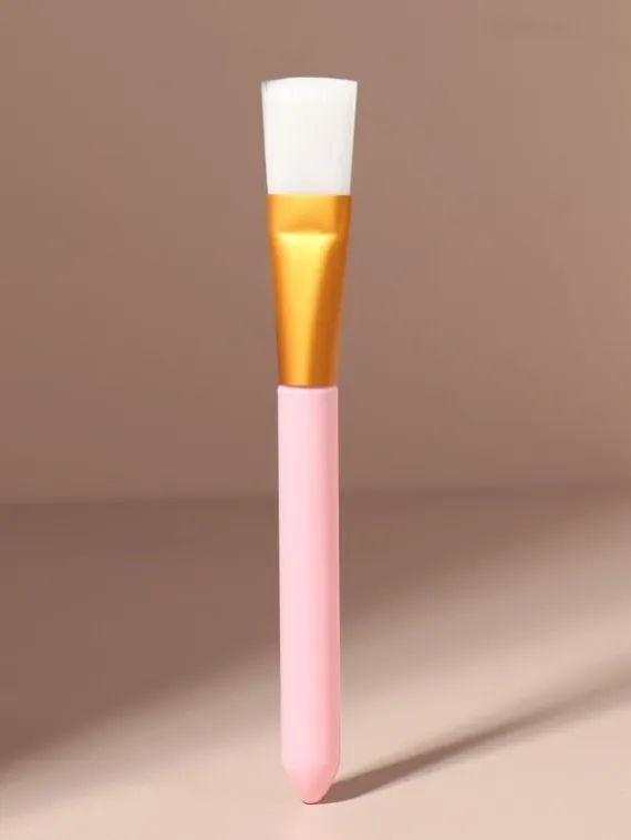 Кисть для масок «Нежность», 15,8 см, цвет розовый