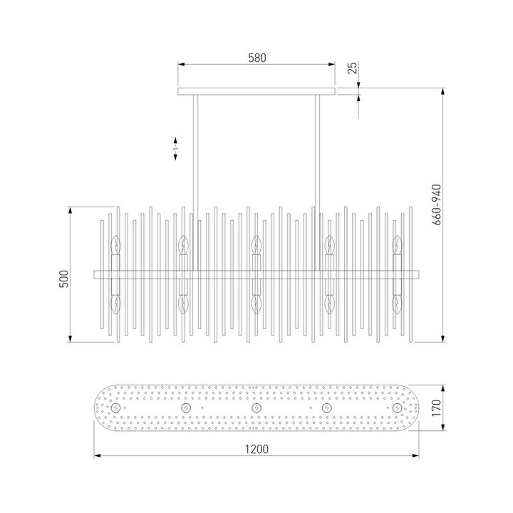 Подвесная люстра Bogates Allure 486/10 Smart
