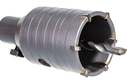 Коронка с державкой по бетону ЗУБР 50 мм, SDS-Plus 29211-50