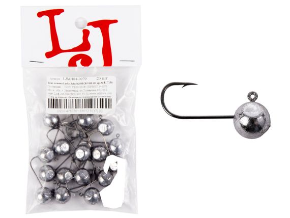 Джиг-головка Lucky John MJ MICRO HEAD кр.004 7.0г
