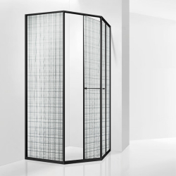 Душевой уголок RGW SV-82B "R" (Черная вуаль, 800x1200)