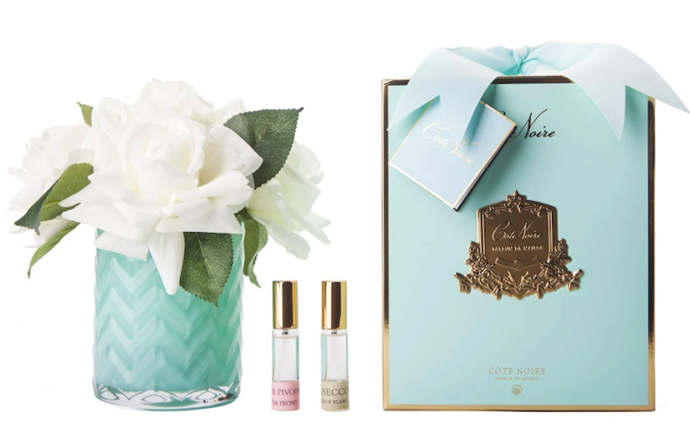 Свеча декоративная Tkano Edge 16.5см мятная