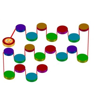 Мягкий модуль "Змейка-Шагайка"