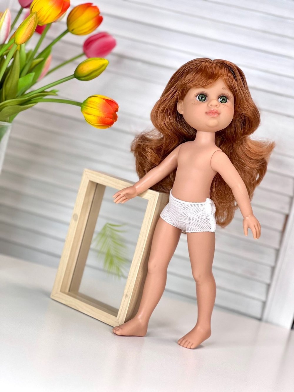 Кукла BERJUAN виниловая 35см My Girl без одежды (2886)