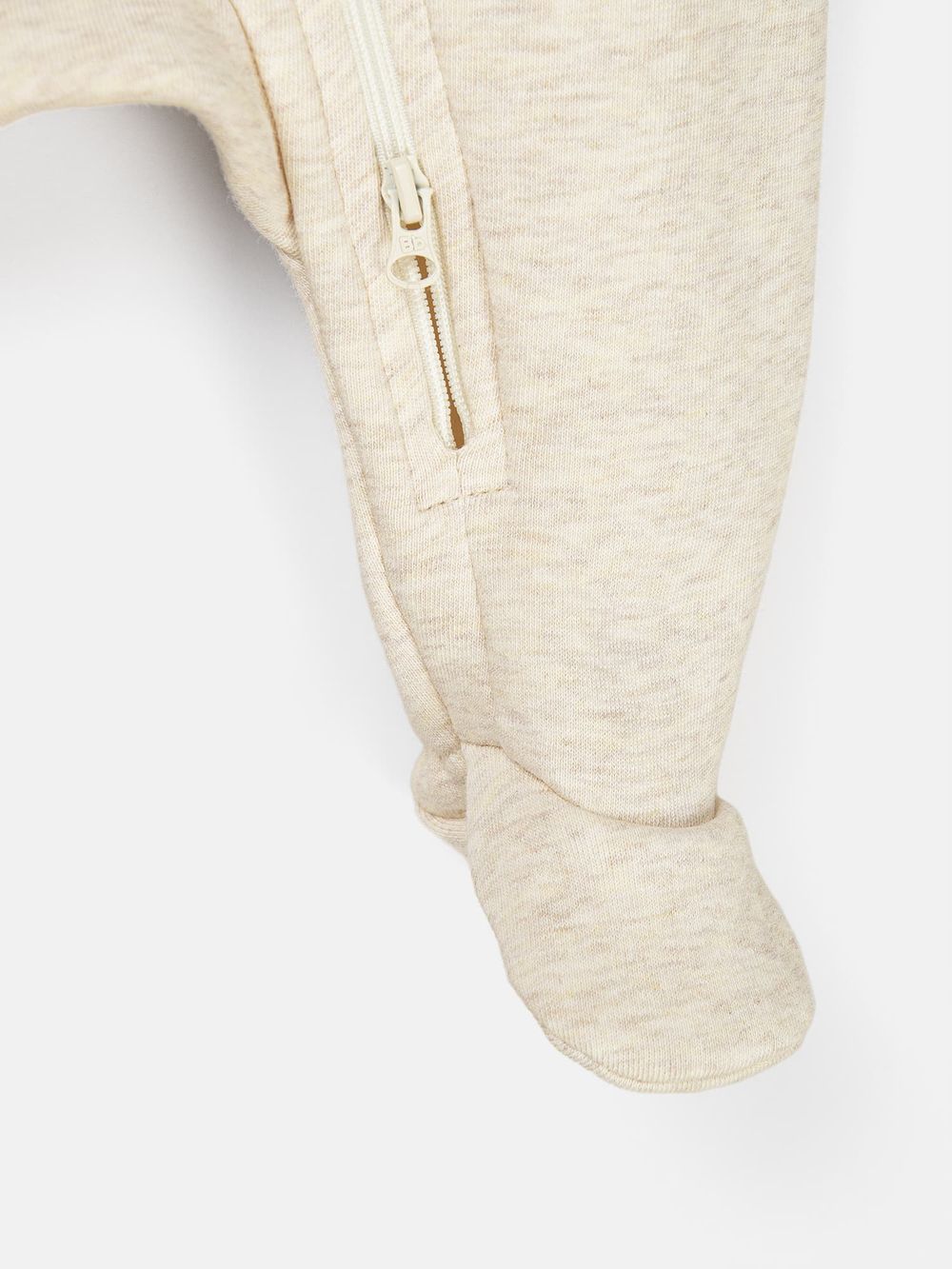 Комбинезон-косуха с закрытой ножкой "Ванильный пудинг" утепленный 0+