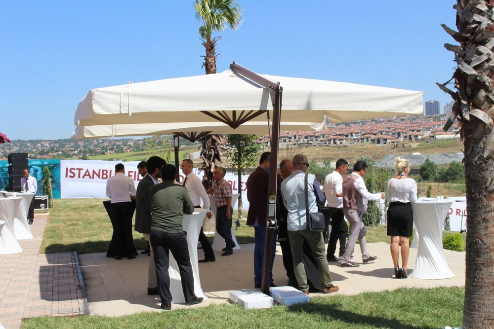 Зонт профессиональный Banana, бежевый, 3000х4000