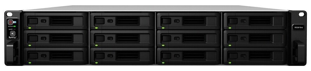 Сетевое хранилище Synology RS3618XS черный