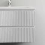 Тумба с раковиной Sancos SNOB T SNT100RW Bianco правая/белая матовая