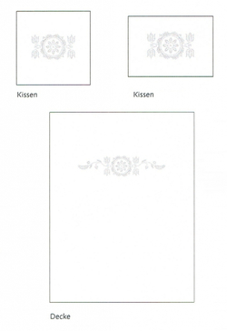 Пододеяльник 200х220 Christian Fischbacher Luxury Nights Crystal 352 Швейцария схема