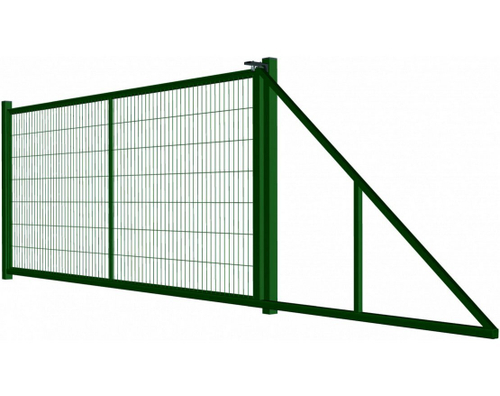 Ворота откатные УНИВЕРСАЛ с сетчатым заполнением, Ш4000мм (ПЗ)