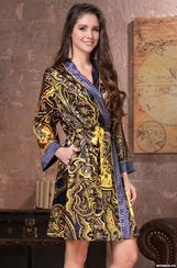 Халат женский MIA Amore ARMANI GOLD АРМАНИ ГОЛД 3493