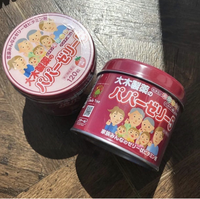 OHKI Papa Jelly 5 Детские витамины-желе с клубничным вкусом 120 шт.