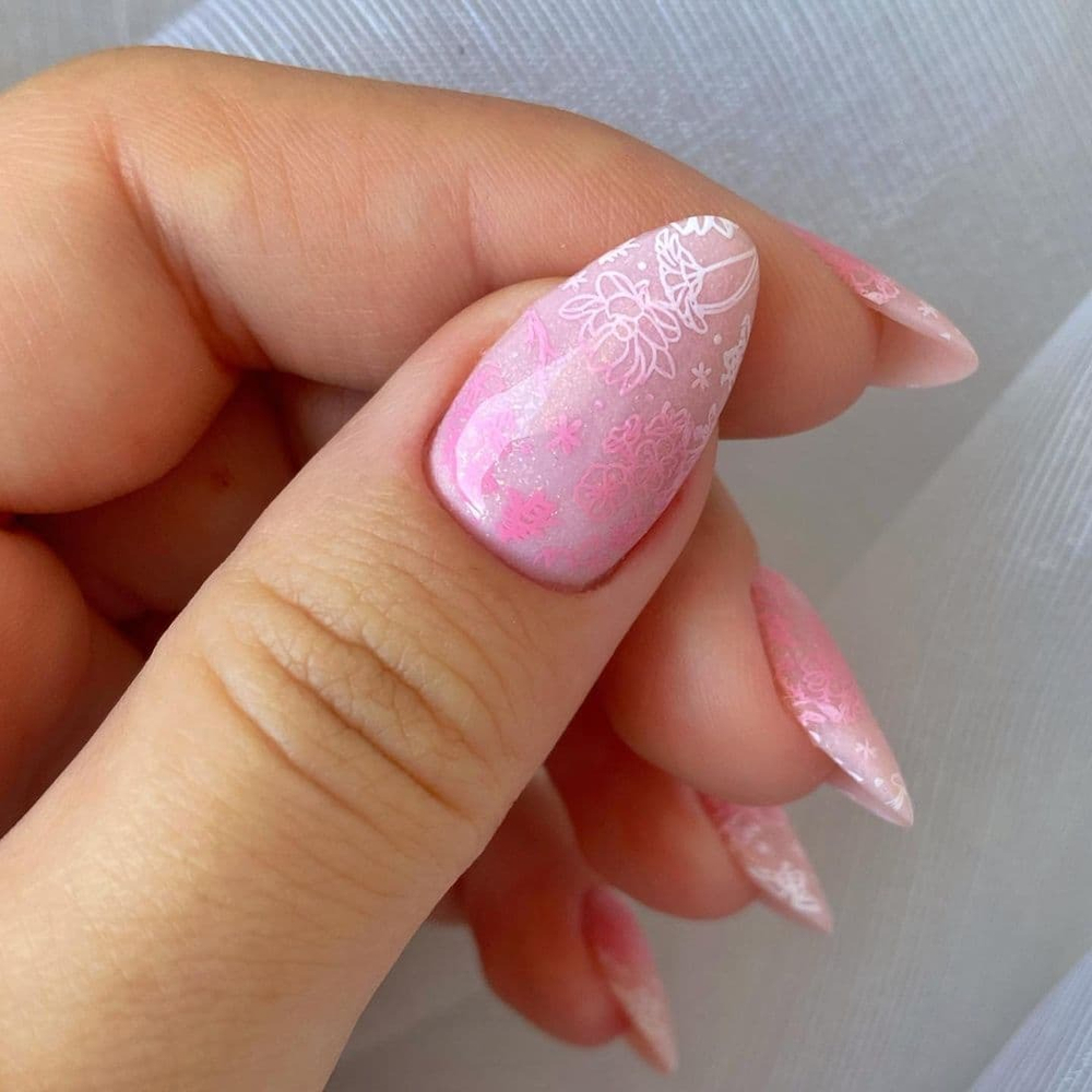 Лак для стемпинга Swanky Stamping S13 светло-розовый 6мл