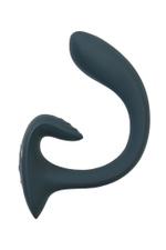 Темно-серый вибратор для G-стимуляции G for Goddess 1 (Цвет: темно-серый)
