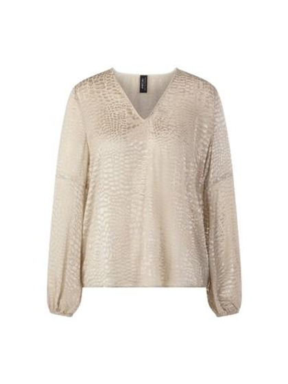 Marc Cain Блуза струящаяся с принтом