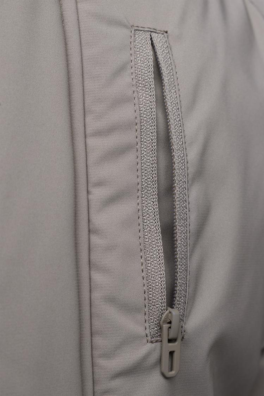 ZARA ПАРКА С КАПЮШОНОМ И СЪЕМНЫМ ИСКУССТВЕННЫМ МЕХОМ WATER REPELLENT, СЕРО-КОРИЧНЕВЫЙ