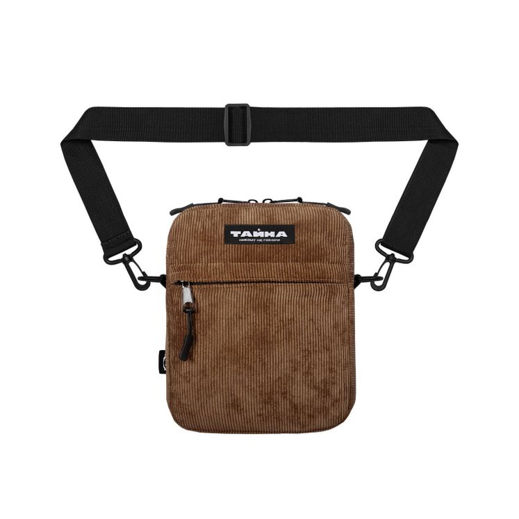 Сумка через плечо ТАЙНА вельвет кофейный