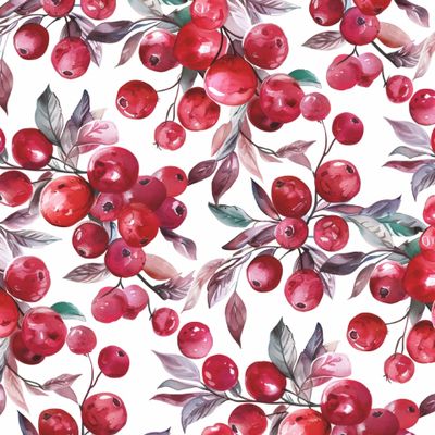 Акварельные ягоды