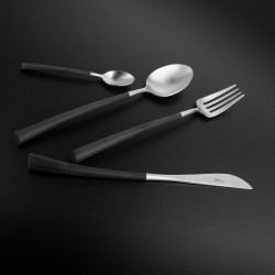 Набор столовых приборов на 6 персон 24 предмета Cutipol Noor matte в подарочной упаковке