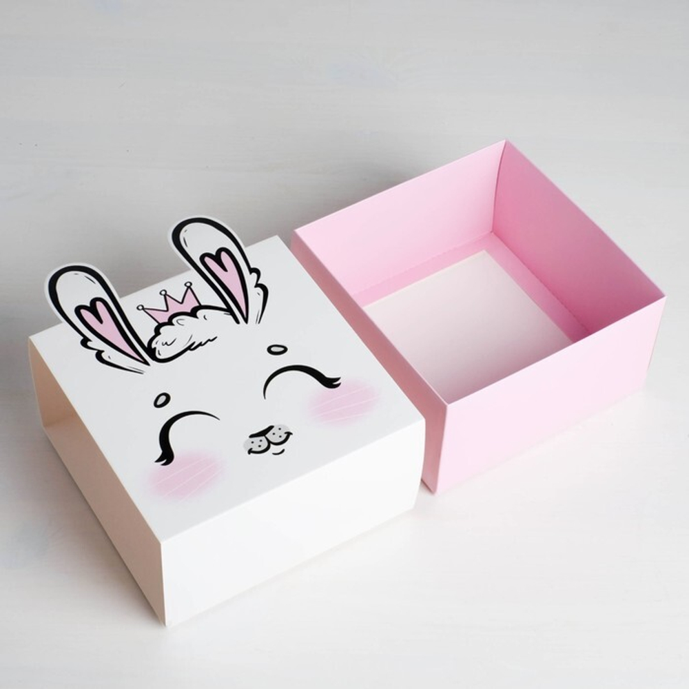 Коробка складная «Зайчик», 15 х 15 х 8 см