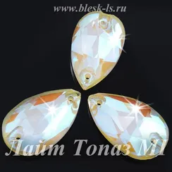 Пришивная капля Solvo с 2 отверстиями, Лайт Топаз MI