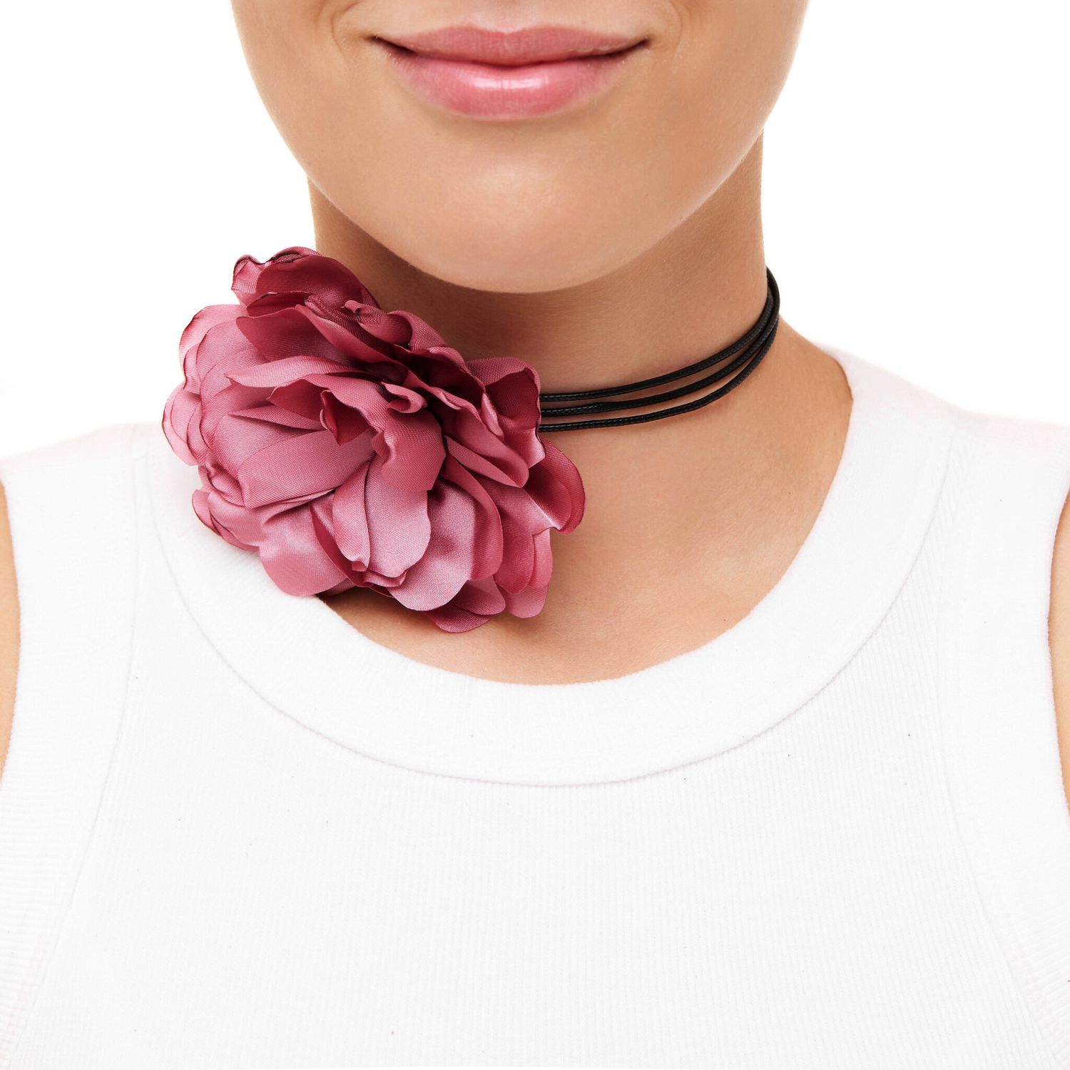 Колье Rosa Flower Necklace - Pink