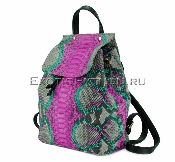 Рюкзак из кожи питона BG-286