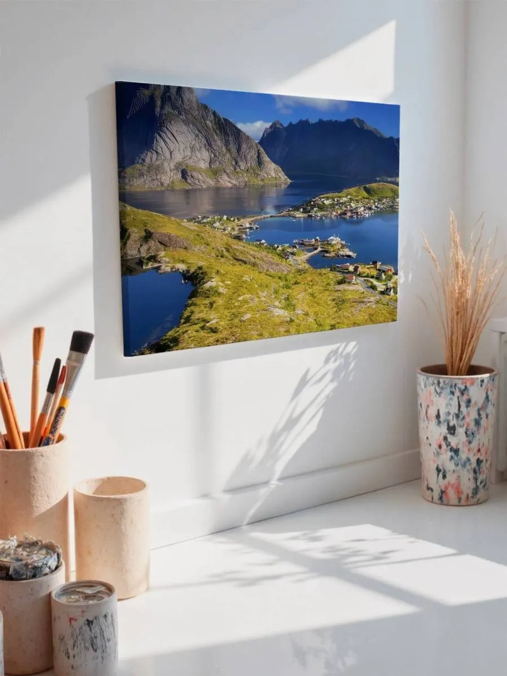 Картина на стену 40 X 50 Горный и морской пейзаж