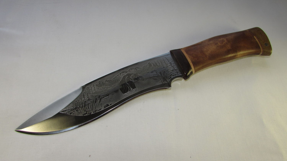 Нож разделочный НС-30 (40Х10С2М) гравировка (Златоуст)